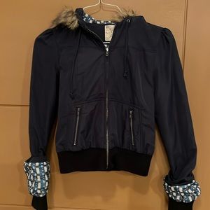 Tulle zip up jacket